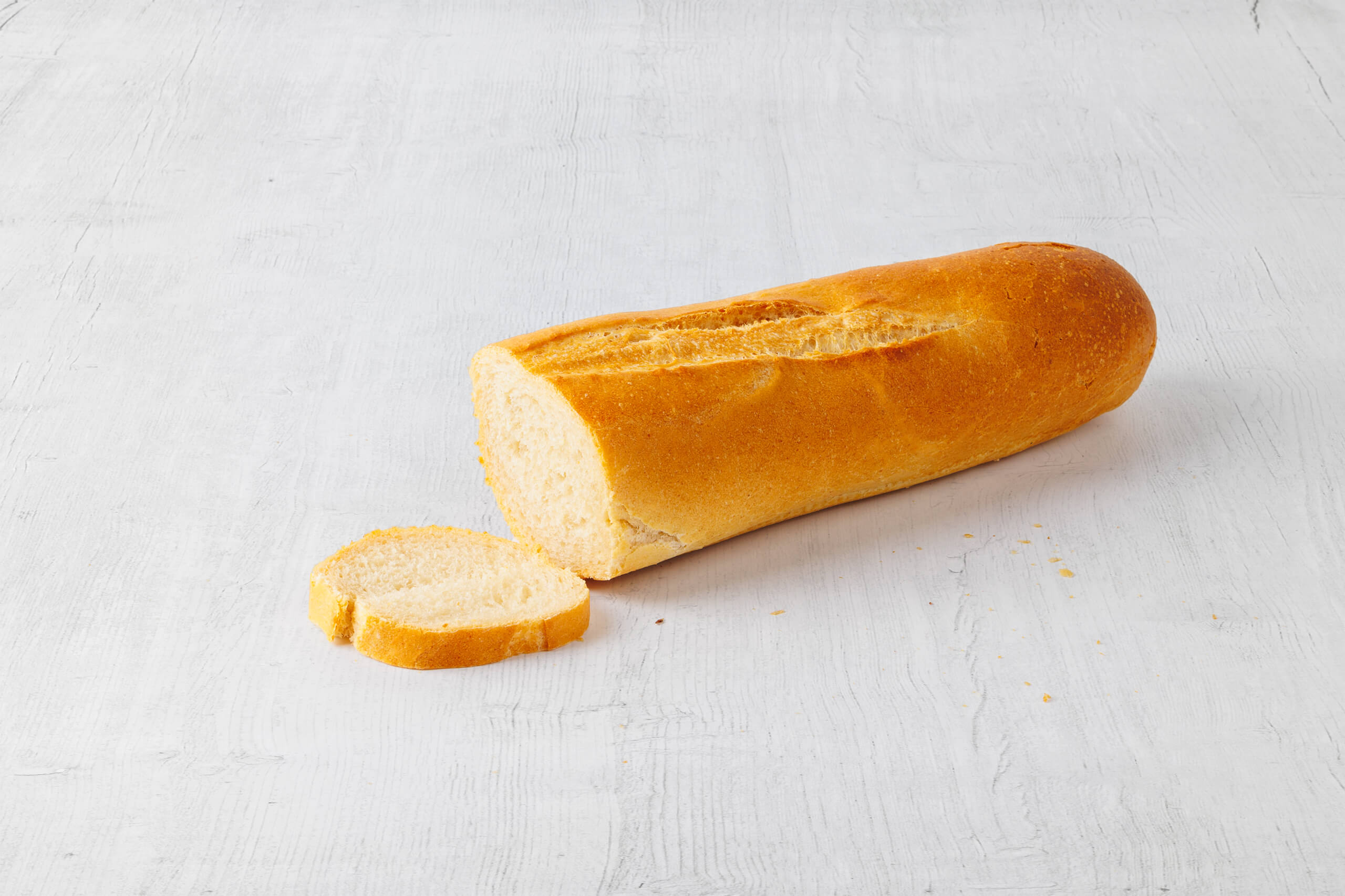 Baguette, geschnitten Baguette